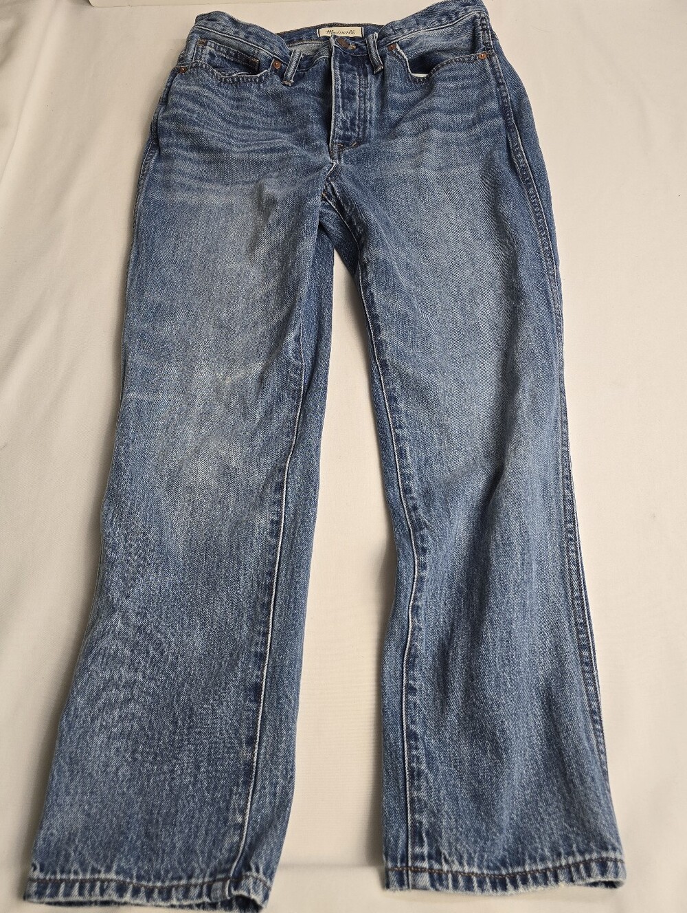 Madewell Stovepipe Jeans Size 28 Button Fly